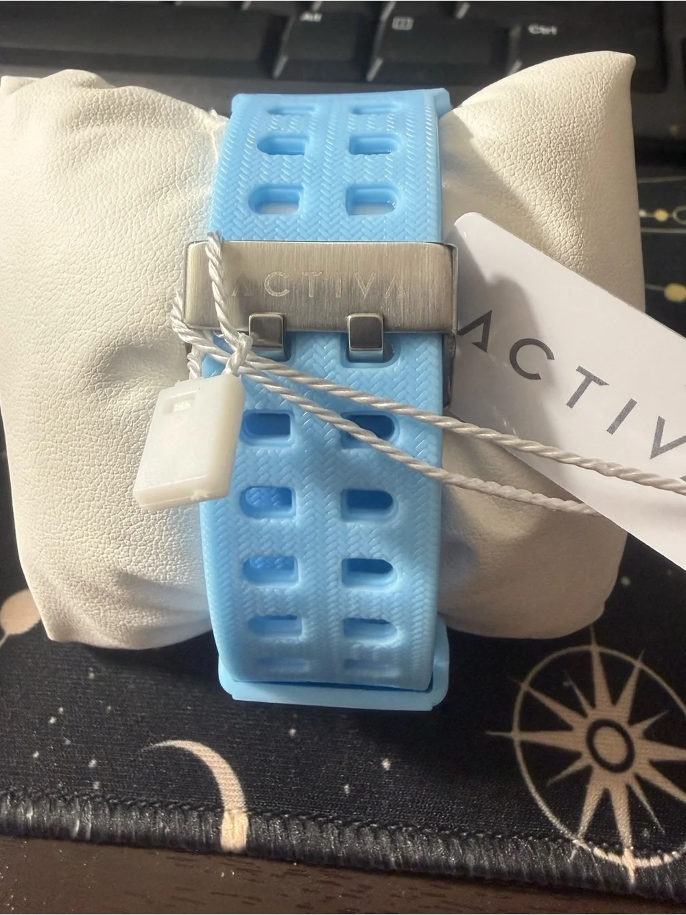 Activa x Invicta Digital Sport Watch Light Blue White Orange NWT